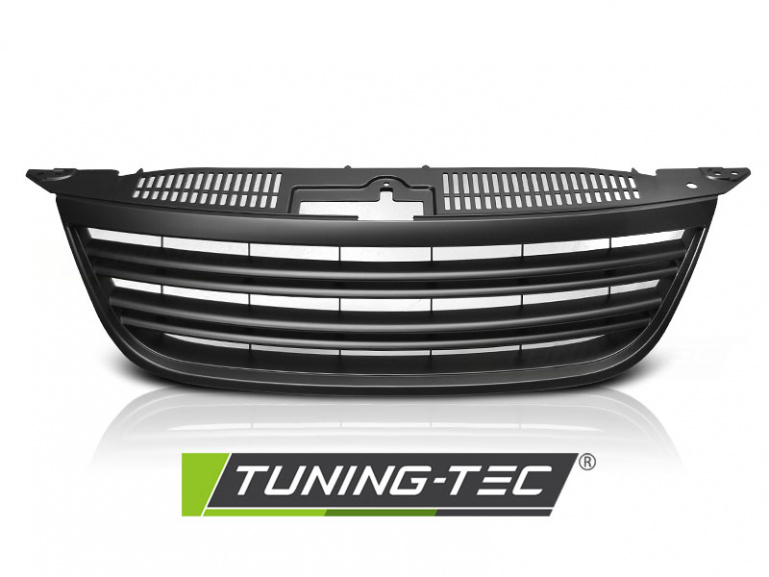 Upgrade Sportgrill / Kühlergrill für Volkswagen Tiguan 5N 07-11 matt schwarz